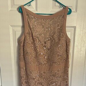 Elegant Nighway 16W Dress | Floral Sequin Plus Size Perfect for Special Occasion